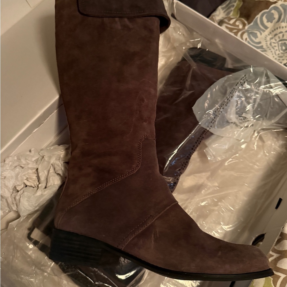 Nine West Suede Heeled Boots